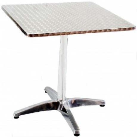 Stainless Steel Moulded Table 700mm, Square Stainless Steel Moulded Table 700mm, Square
