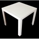 Nusa Rattan PlasticTable 800mm Square - White