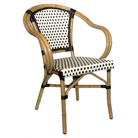 Rattan Wicker Armchair (Chocolate/Chocolate) Rattan Wicker Armchair (Chocolate/Chocolate)
