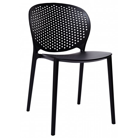 Pongo Polypropylene Side Chair "Black" Pongo Polypropylene Side Chair "Black"