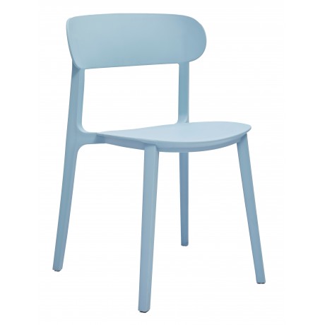 Pagli Polypropylene Side Chair "Ice Blue" Pagli Polypropylene Side Chair "Ice Blue"