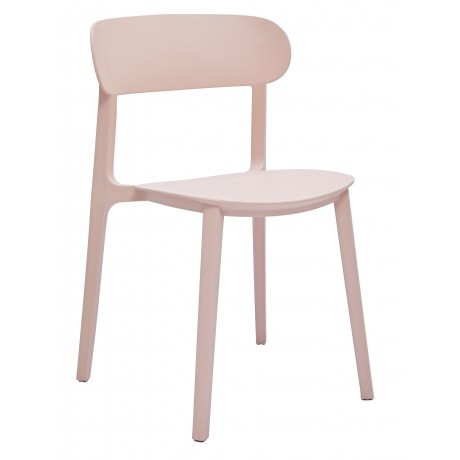 Pagli Polypropylene Side Chair "Nude Pink" Pagli Polypropylene Side Chair "Nude Pink"