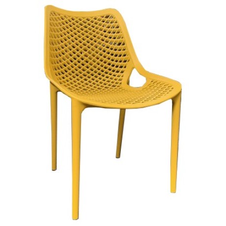 Kassandra Poly Side Chair - Yellow