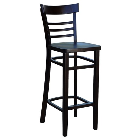 Vienna Bar Stool Timber Seat- Chocolate - 750mm Seat Height Vienna Bar Stool Timber Seat- Chocolate - 750mm Seat Height